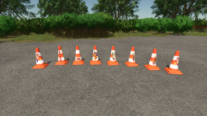 fs25-mods, PINDER construction cone V1.0