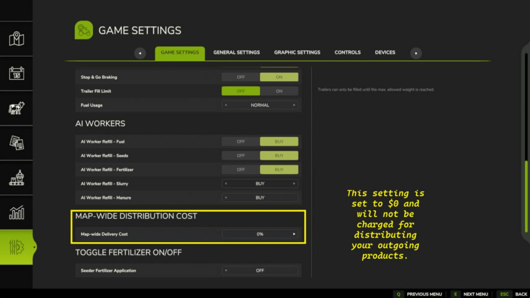 Distribution Cost Override V1.0