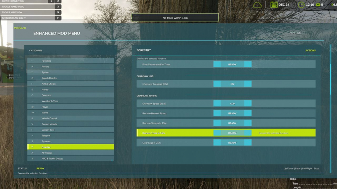 Enhanced Mod / Cheat Menu V1.7