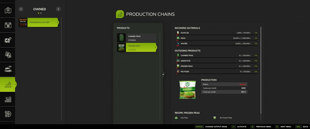 FROZEN PEAS FACTORY v1.0
