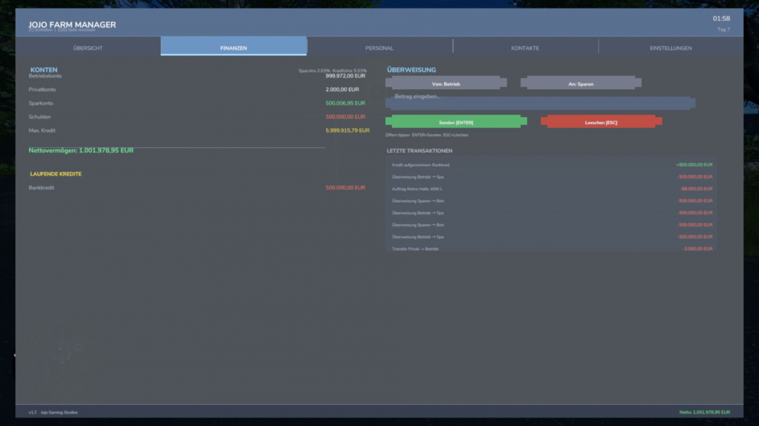 Farm Manager BETA v1.0