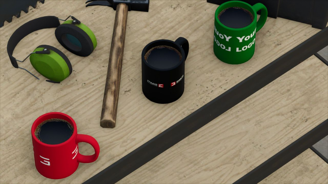 GIANTS Software coffee mug (Prefab) V1.0