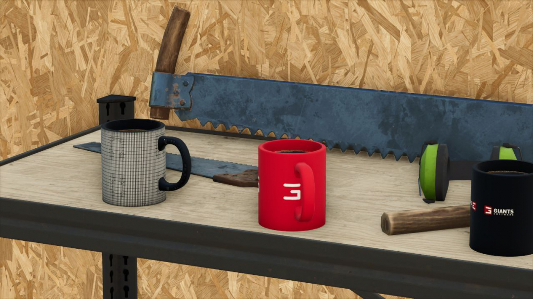 GIANTS Software coffee mug (Prefab) V1.0