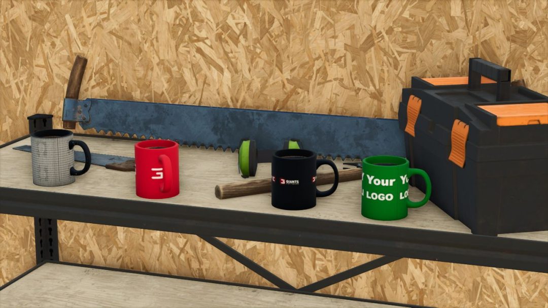 GIANTS Software coffee mug (Prefab) V1.0