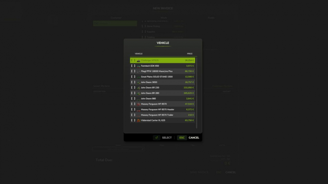 Invoices V1.1.1