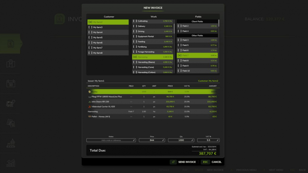 Invoices V1.1.1