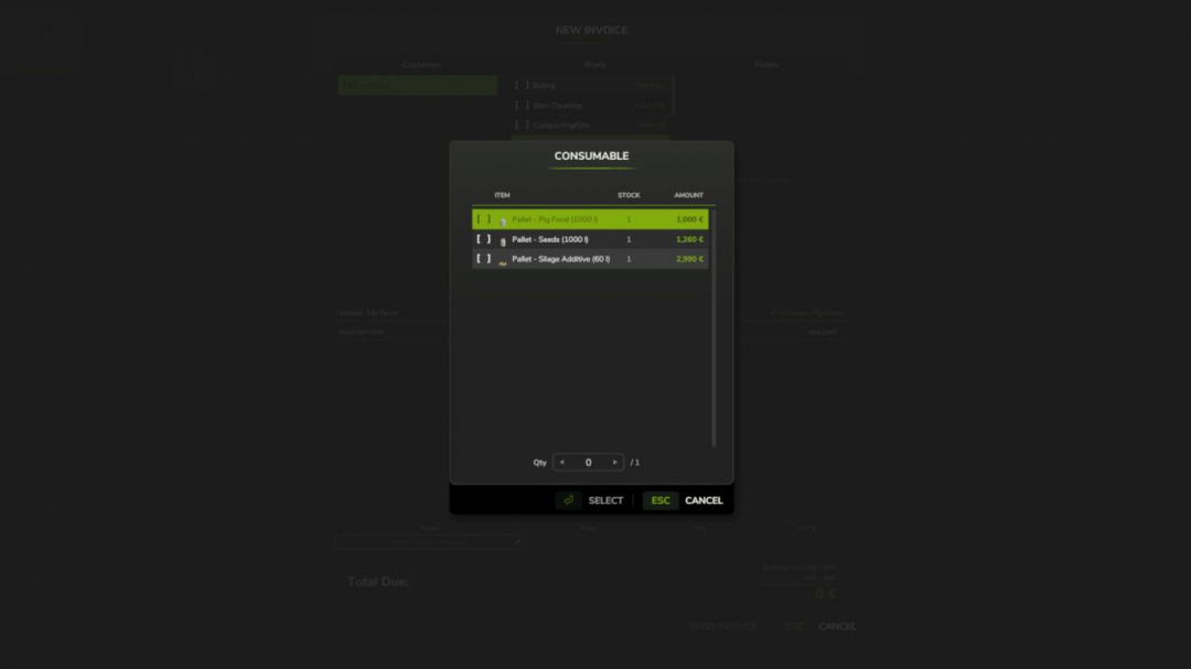Invoices V1.1.1