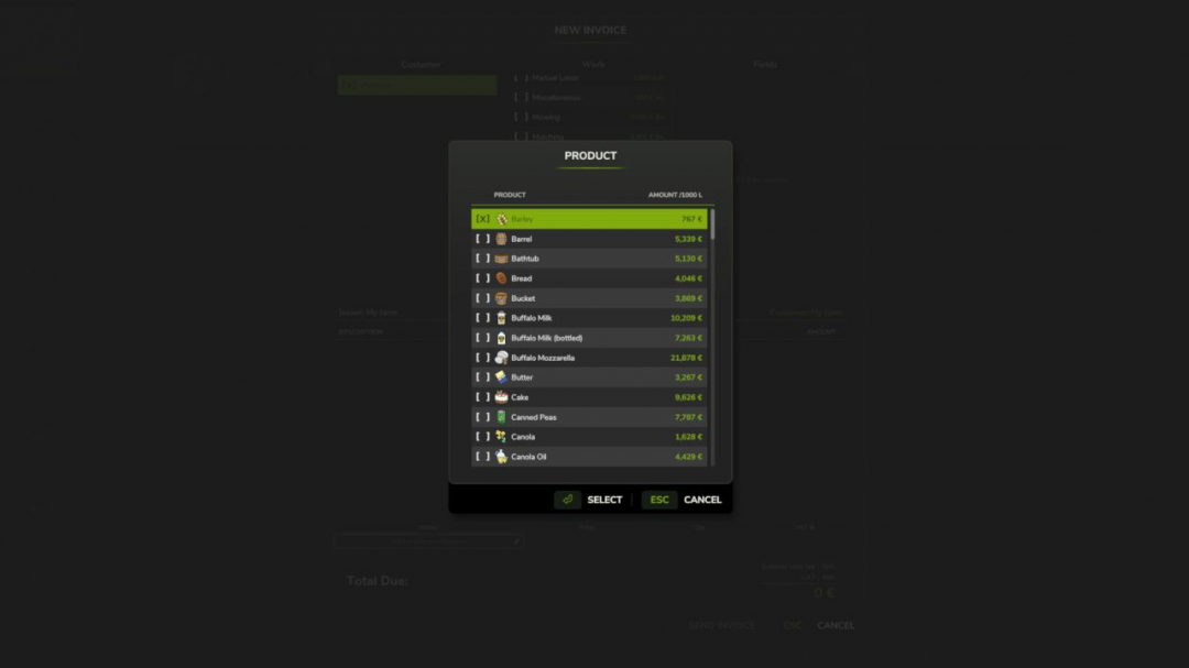 Invoices V1.1.1