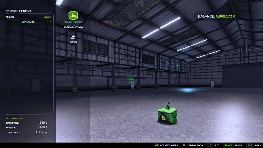 John Deere Weight V1.0.0.1