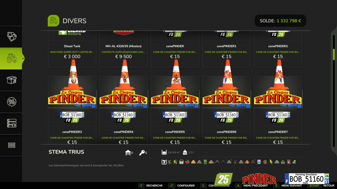 PINDER construction cone V1.0