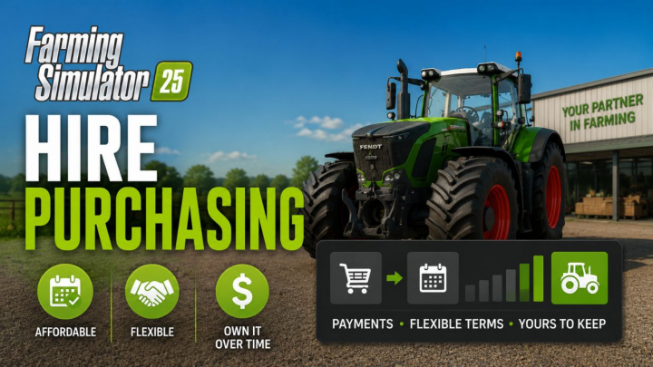 fs25-mods,  Hire Purchasing V1.0.0.9