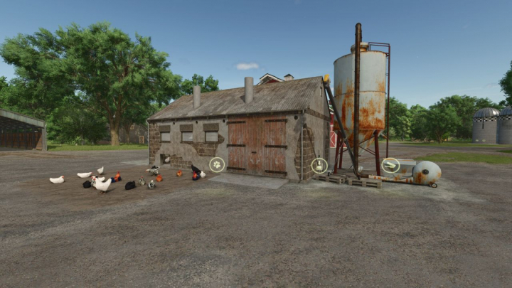 fs25-mods,  Little Old Henhouse With Silo V1.0