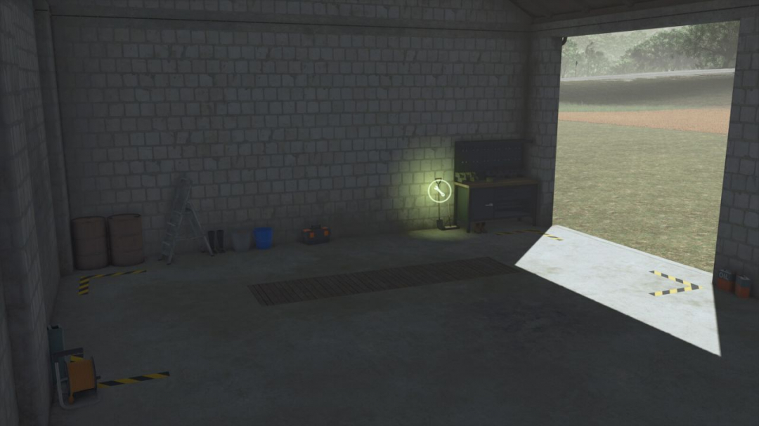 Big Open Garage With Workshop V1.0