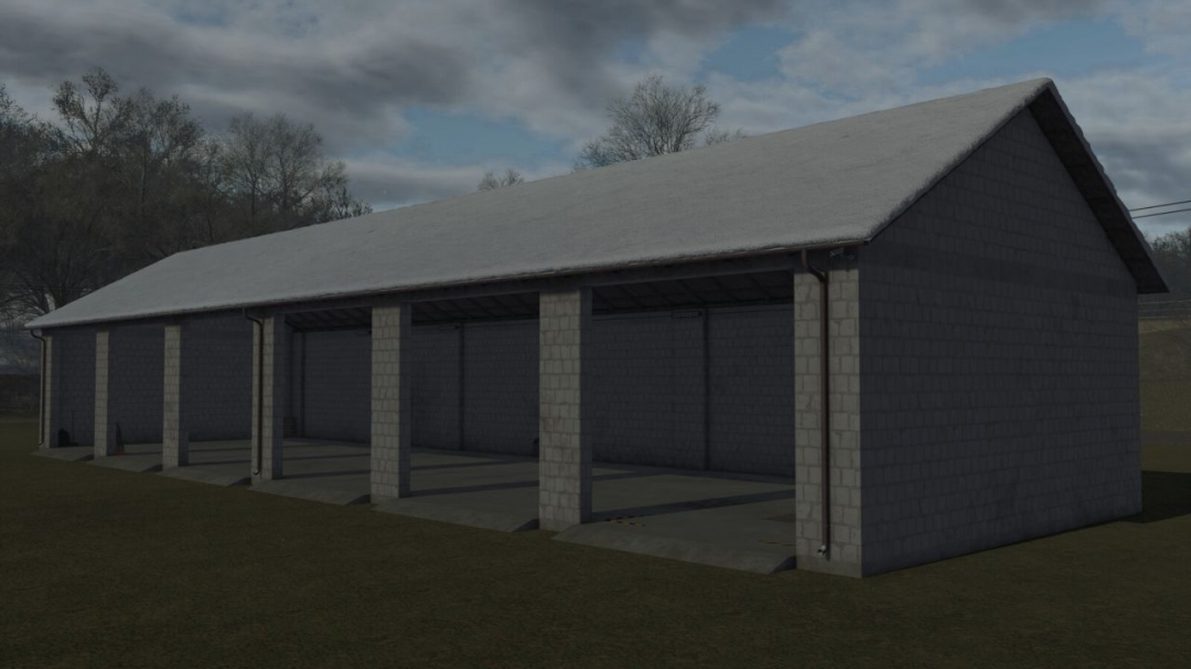 Big Open Garage With Workshop V1.0