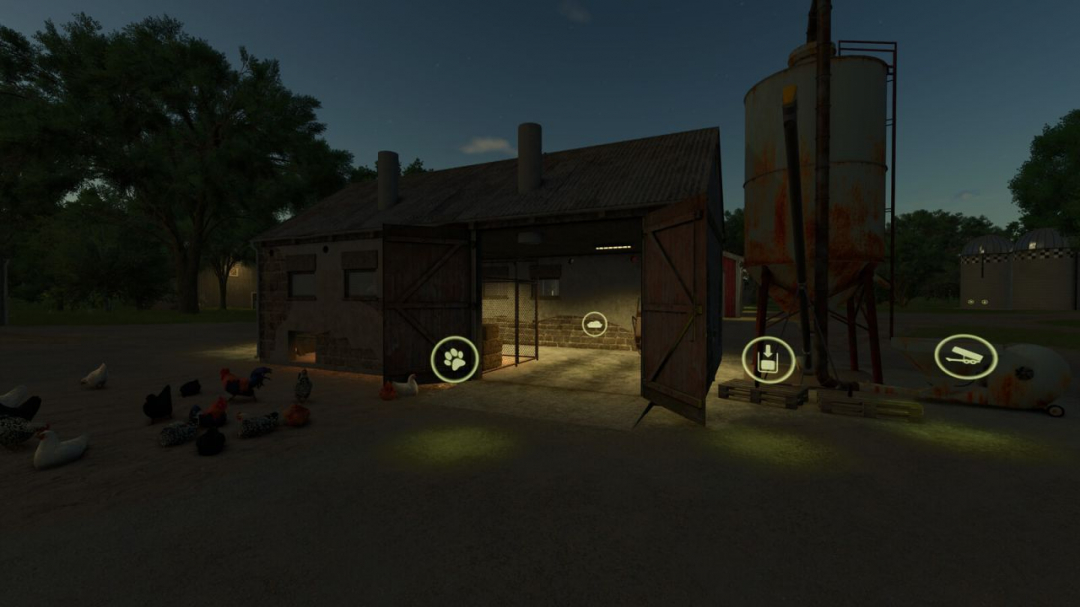 Little Old Henhouse With Silo V1.0