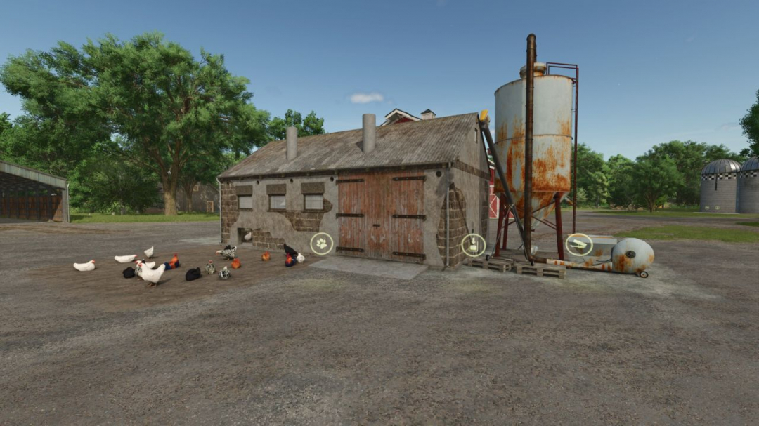 Little Old Henhouse With Silo V1.0