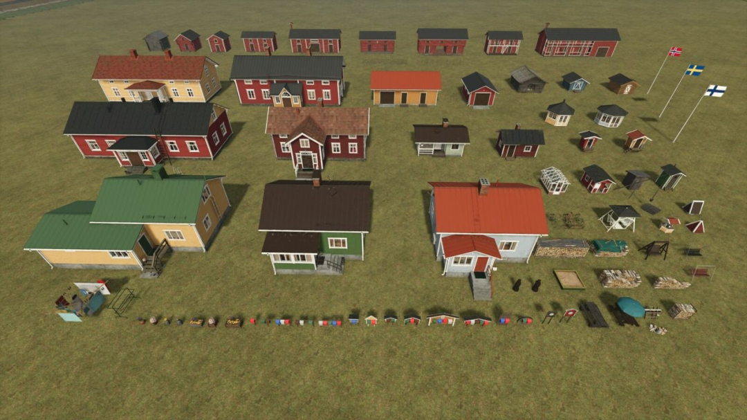 Traditional Finnish Farmhouses V1.1