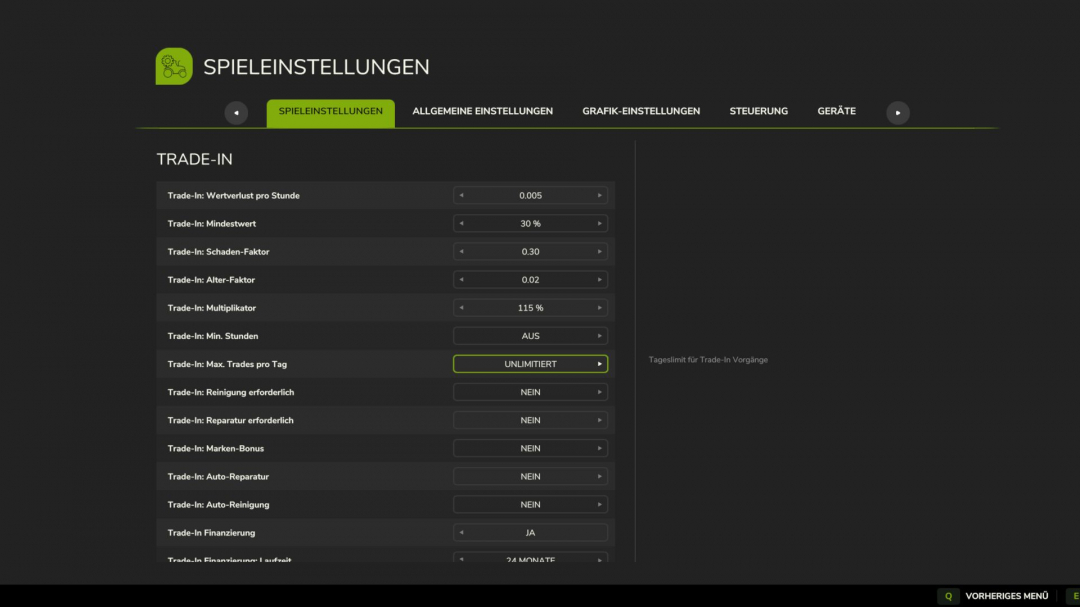 Vehicle trade-in V1.1.0.1