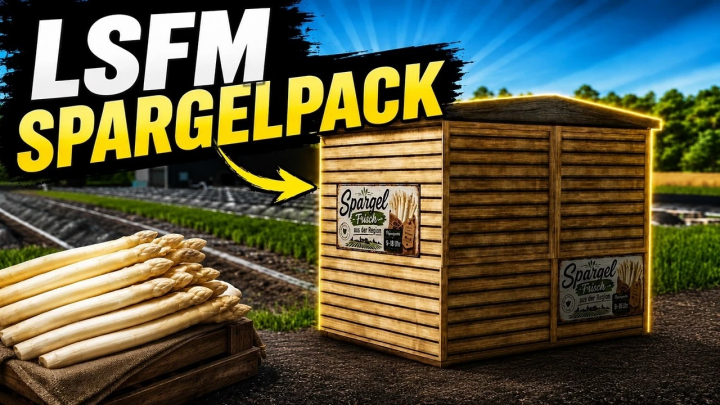 fs25-mods, LSFM Asparagus Pack v1.0
