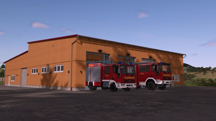fs25-mods,  Modern German Village Fire Station V1.0
