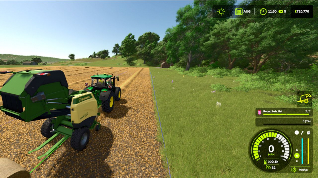 Baler Door State HUD V1.0