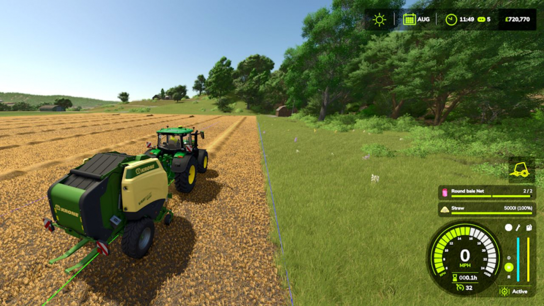 Baler Door State HUD V1.0