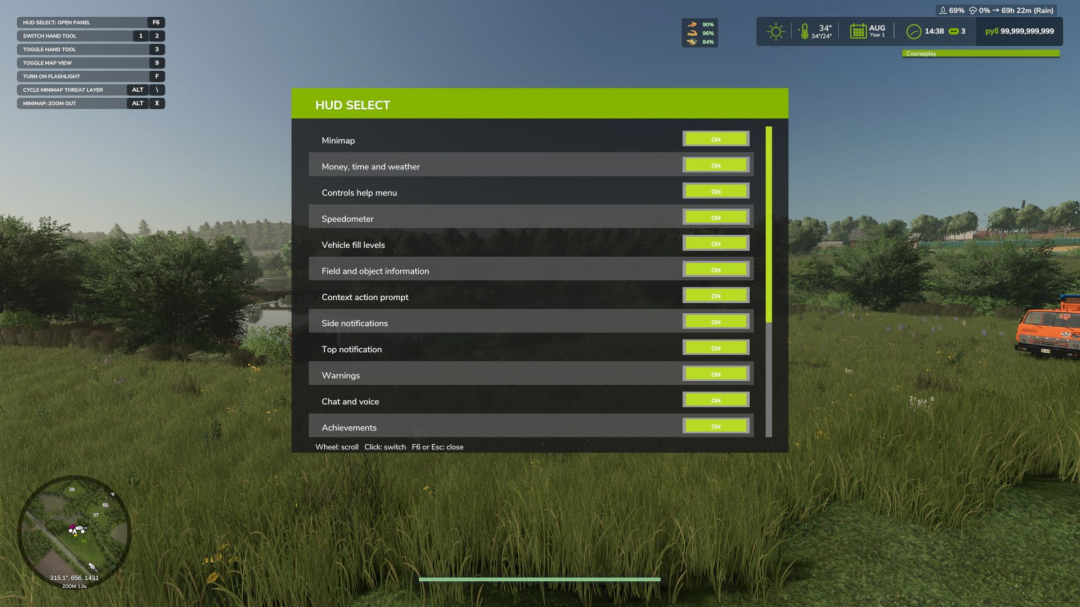 HUD Select V1.0