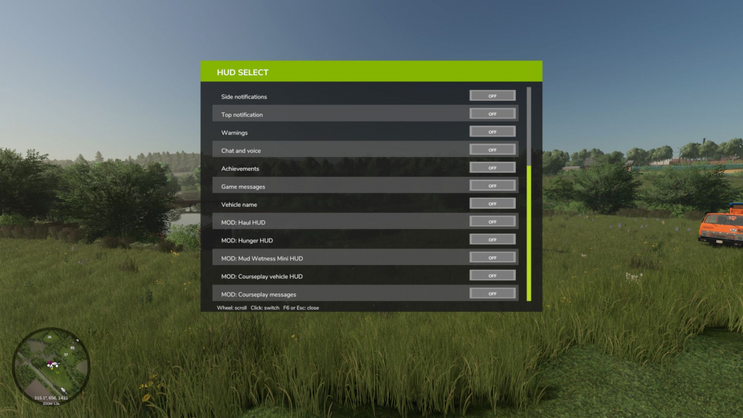 HUD Select V1.0