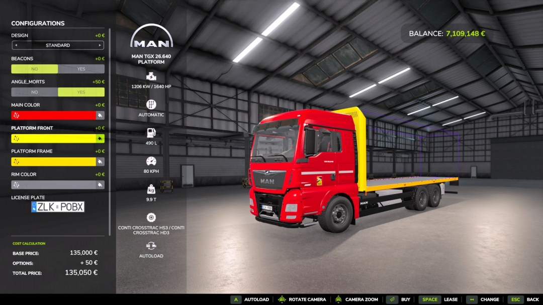 MAN TGX 26640 Autoload V1.2