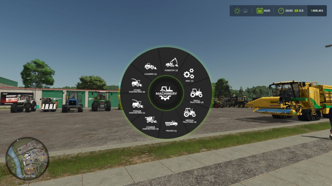 Machinery Pie Menu V1.3.0.1