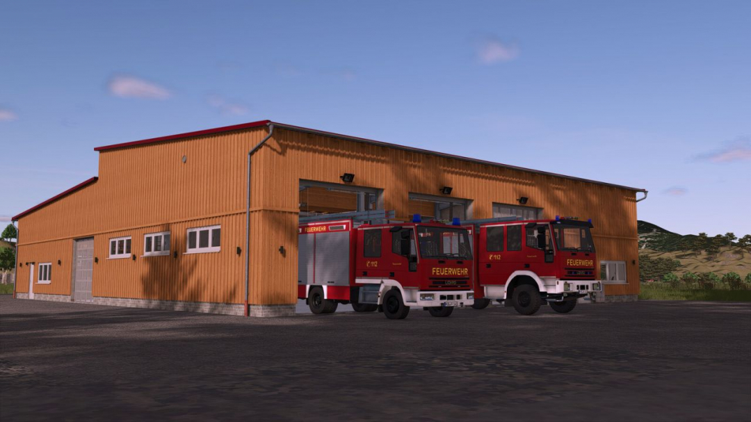 Modern German Village Fire Station V1.0