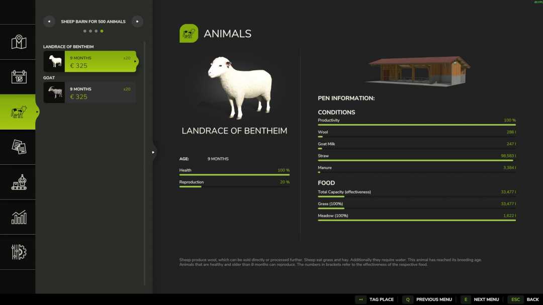 Sheep Barn For 500 Animals V1.0