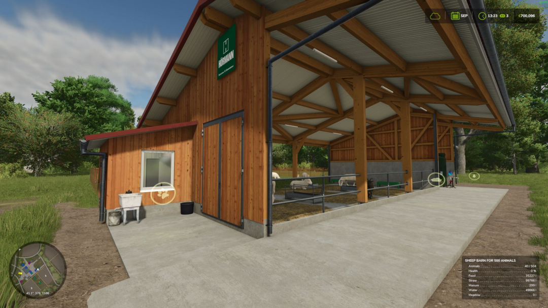 Sheep Barn For 500 Animals V1.0