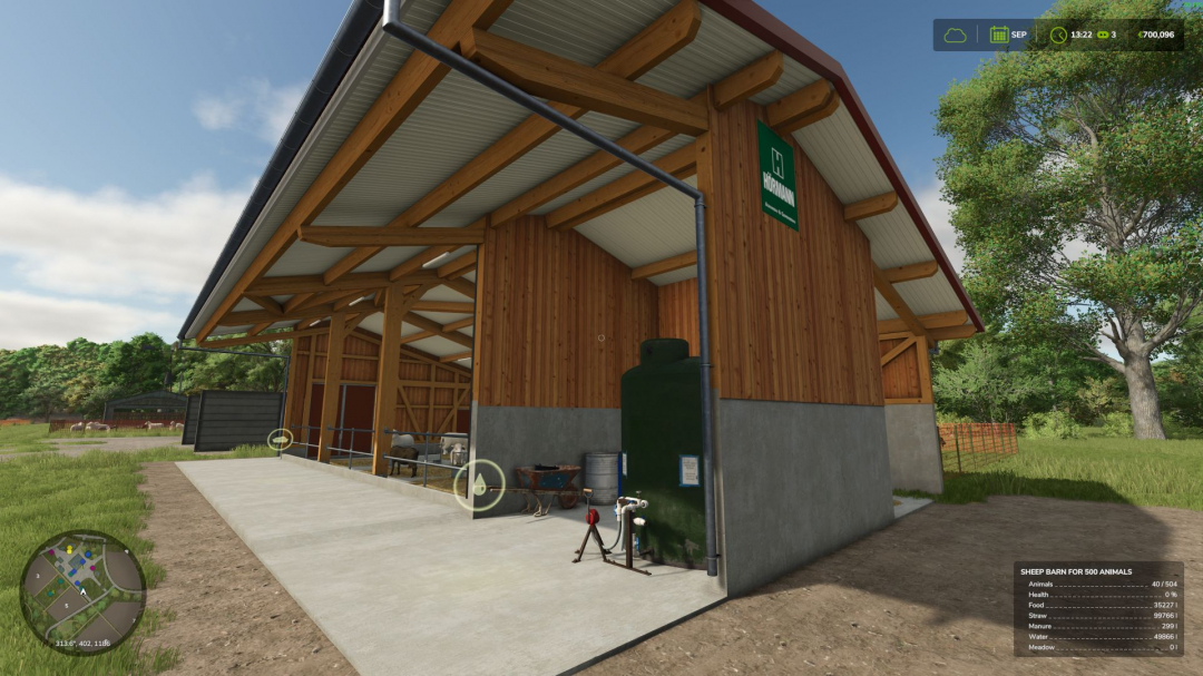 Sheep Barn For 500 Animals V1.0