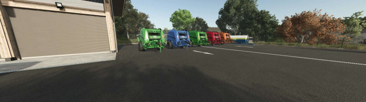 fs25-mods, John Deere baler V452R in multicolor v1.0