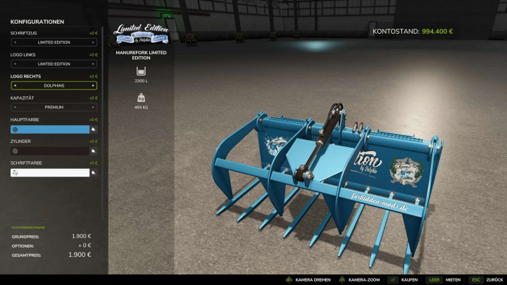 fs25-mods, Skid Steer Loader Tools Limited Edition v1.0