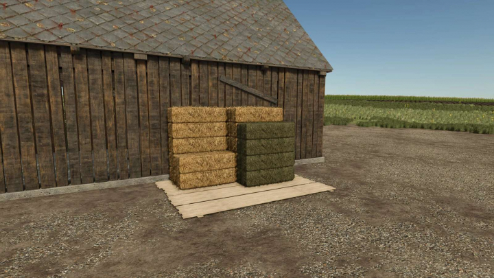 fs25-mods,  Small HD Bale Storage v1.0