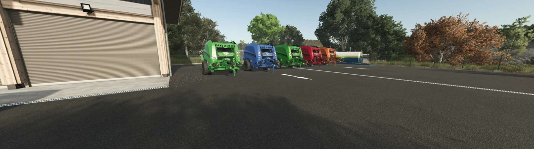 John Deere baler V452R in multicolor v1.0
