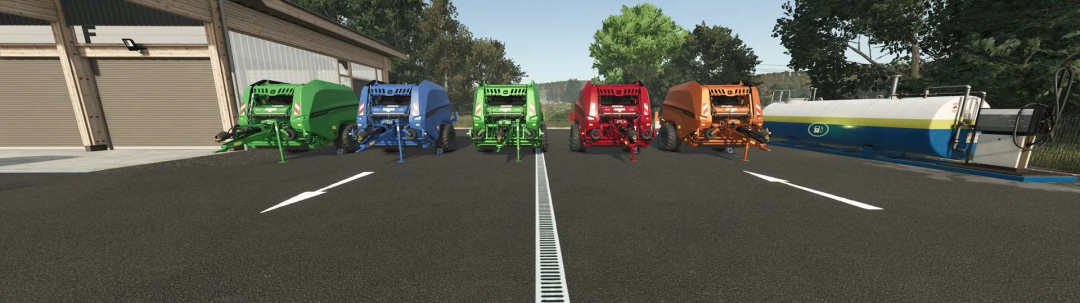 John Deere baler V452R in multicolor v1.0