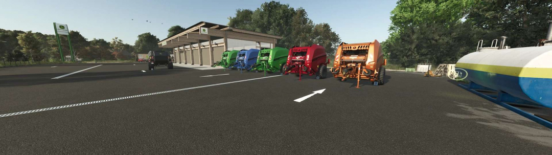 John Deere baler V452R in multicolor v1.0