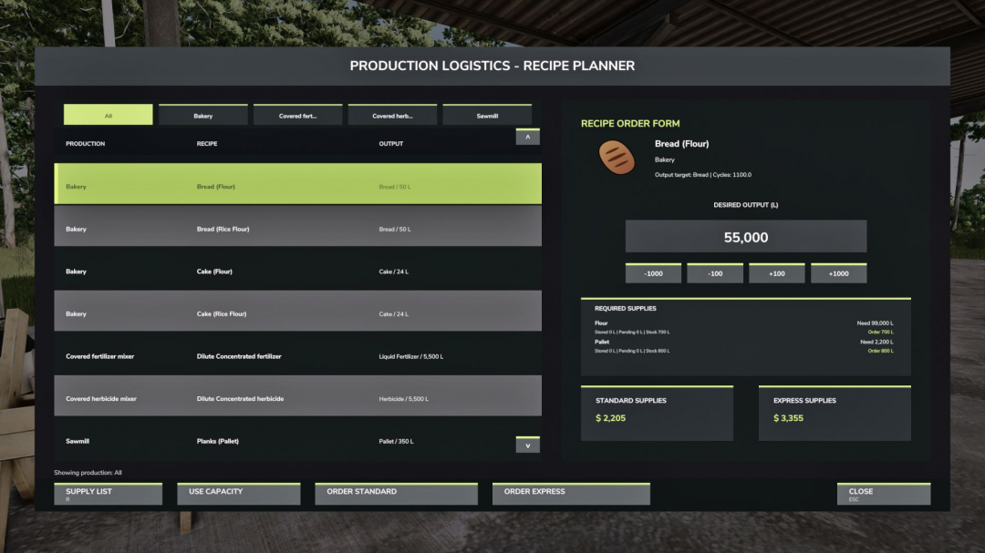 Production Logistics BETA 2 v1.0