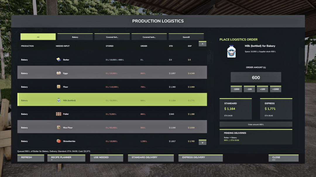 Production Logistics BETA 2 v1.0