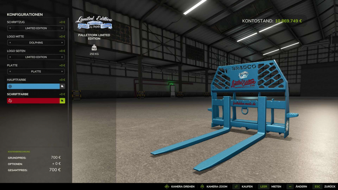 Skid Steer Loader Tools Limited Edition v1.0