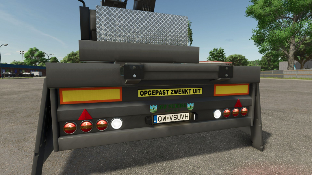 Stenen trailer with crane V1.0