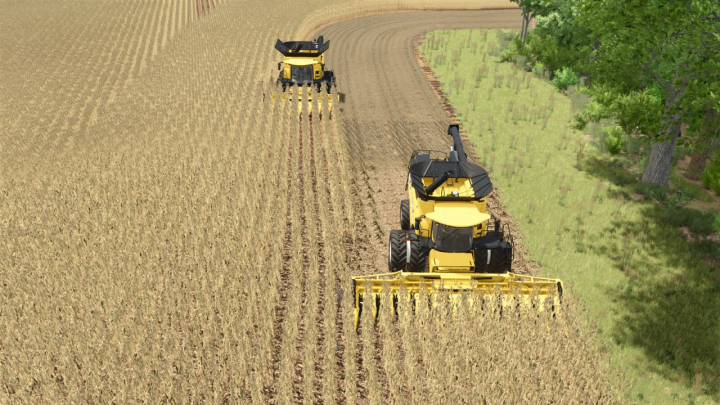 fs25-mods,  Case IH 4400F/New Holland 980CF Series Corn Heads v1.0