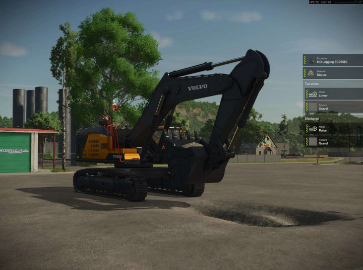 fs25-mods, Volvo EC950EL Terrafarm ready v1.0