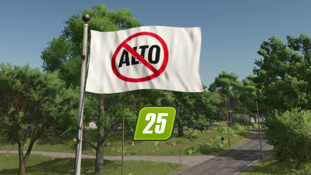 “No Alto” Placeable Flag V1.0