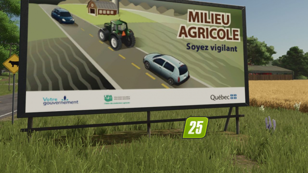 French Placeable Awareness Panel – Agricultural Environment V1.0