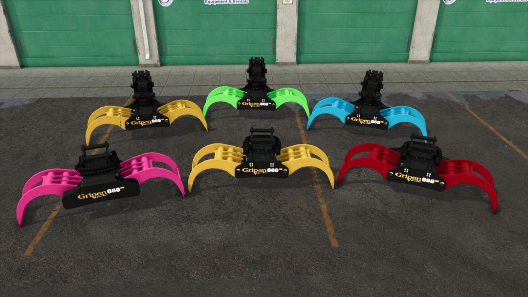 Gripen 080 Grapple For Excavator V1.0