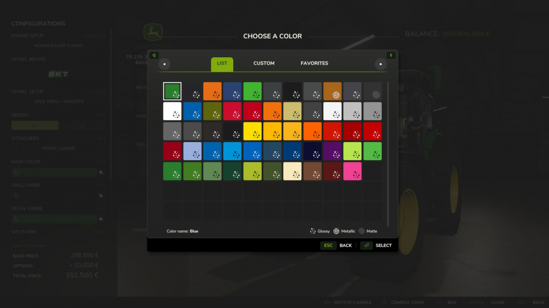 John Deere 7R with front loader V1.0.0.8